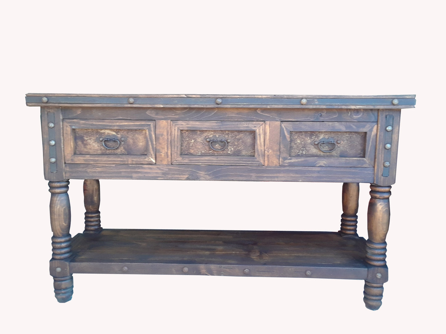 rustic sofa table