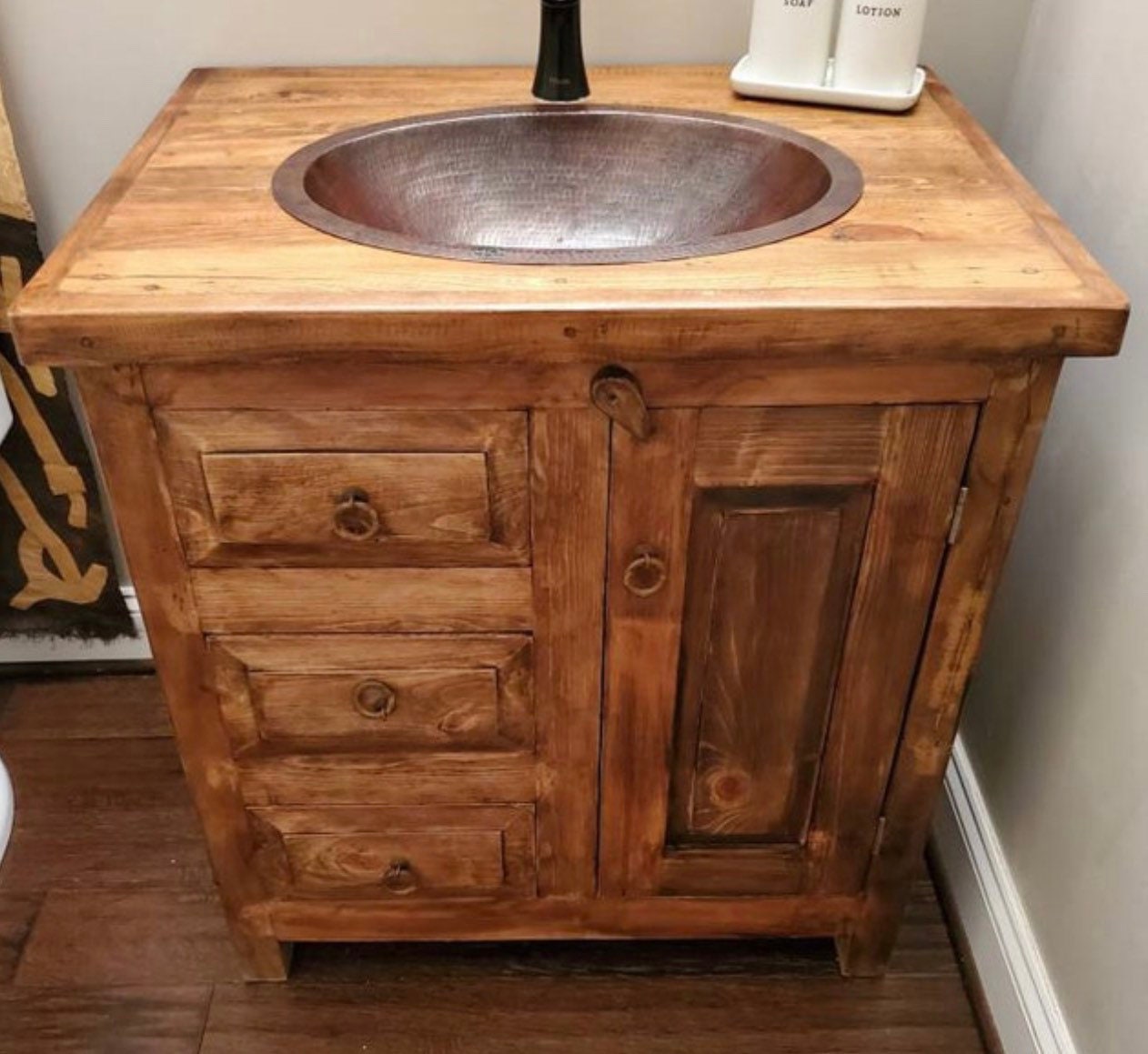 Reclaimed wood Bathroom Vanity