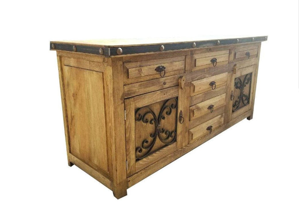 Rustic Saint Andrew Bathroom Vanity/ Buffet Cabinet