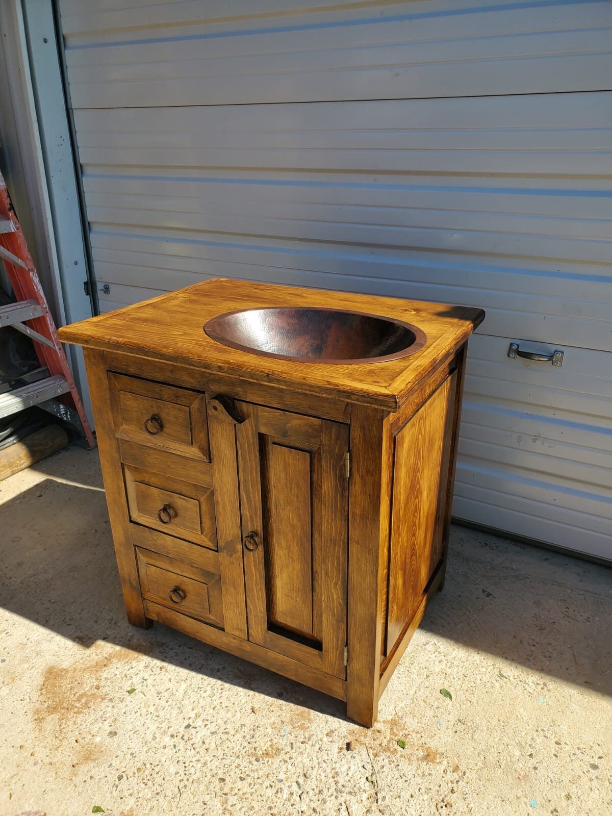 Reclaimed wood Bathroom Vanity