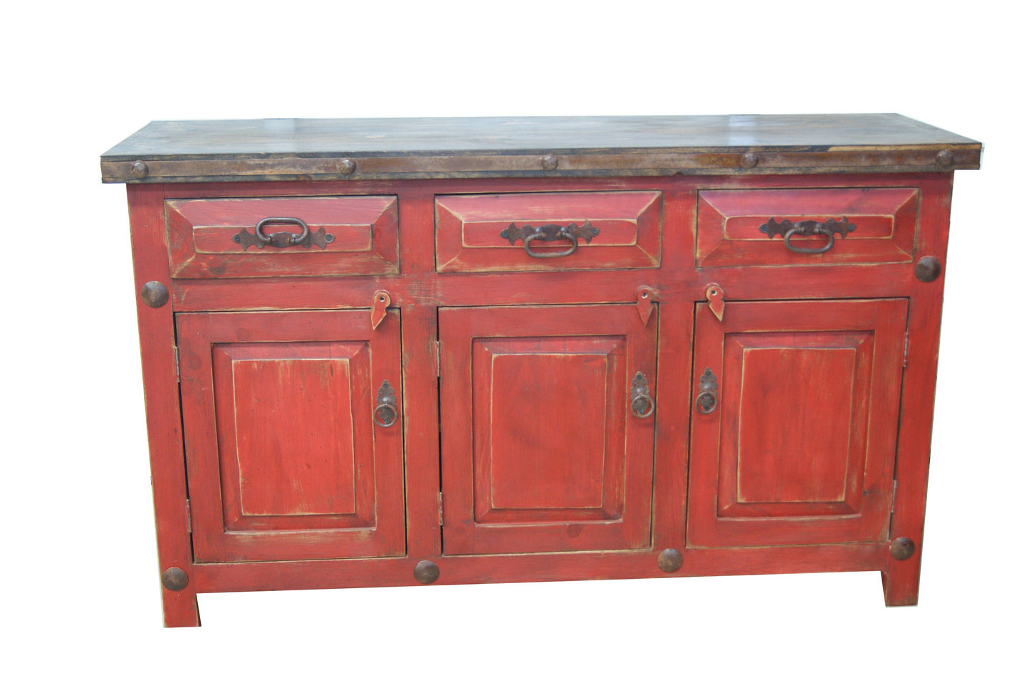 Rustic Red Bathroom Vanity