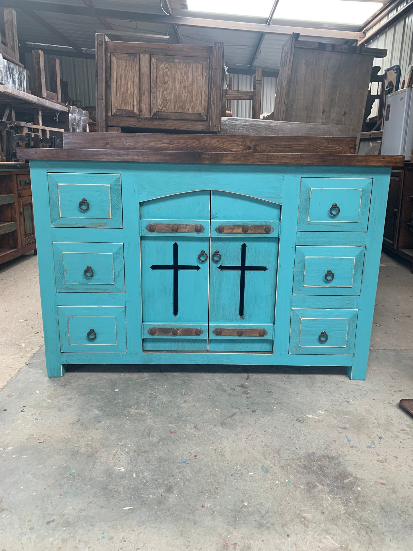 Templar rustic bathroom vanity