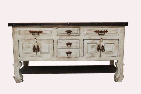 white wash Rustic Vanity