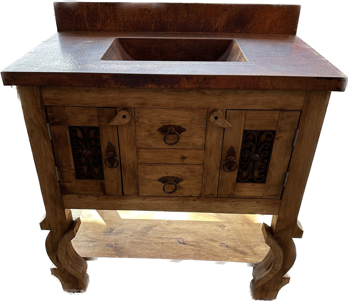 Yugo Leg Copper Top Vanity