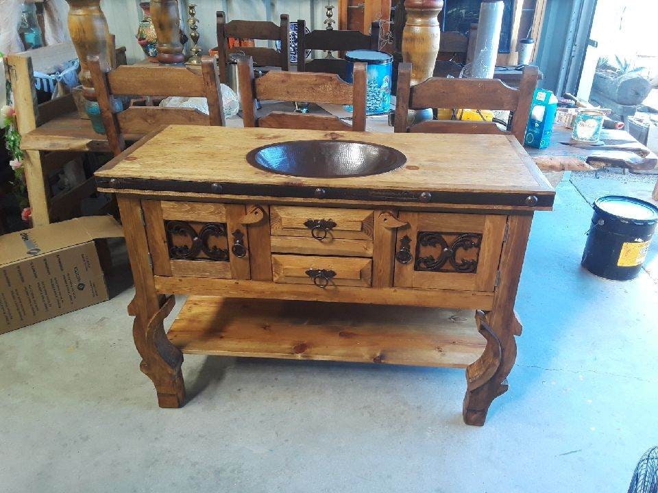 Rustic Saint andrew Bathroom Vanity Yugo Legs