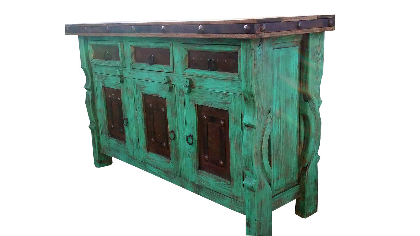 Beautiful Wire brushed bathroom vanity/buffet
