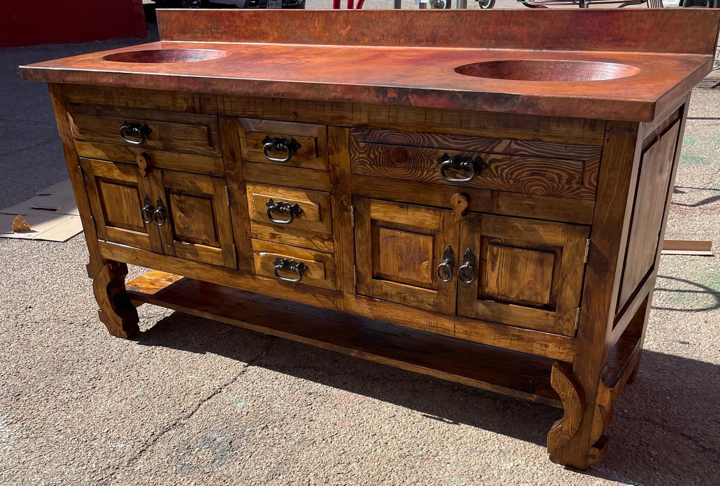 Solid 100% Copper Top Don Pio Vanity