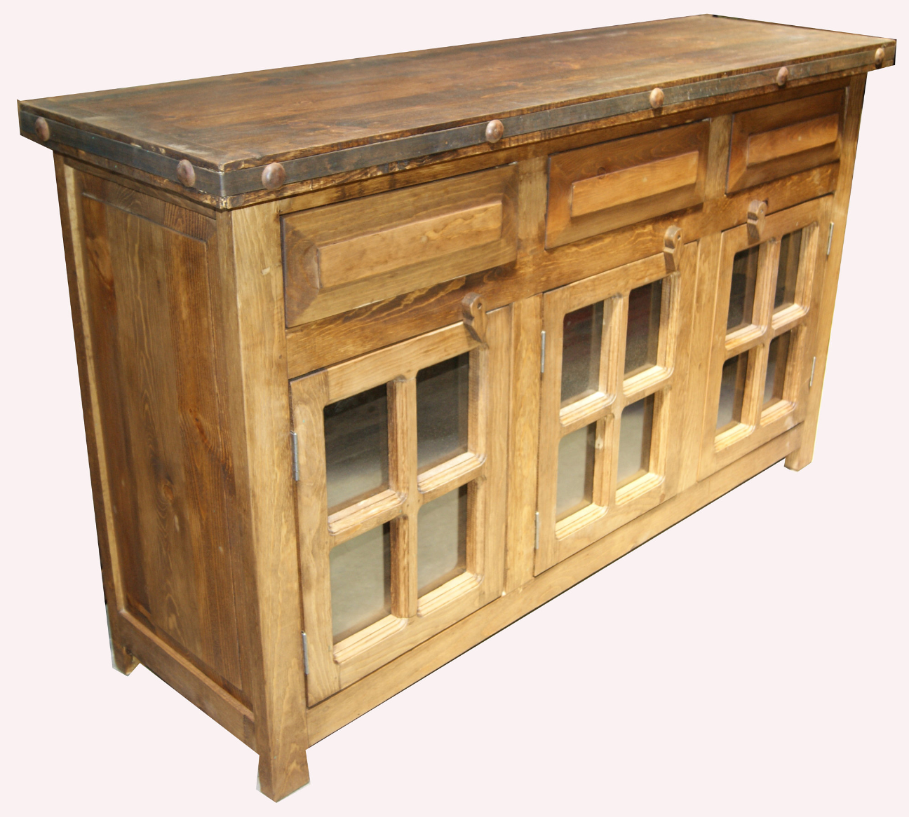 Moreno's - Three Door Abbot Rustic Bathroom Vanity