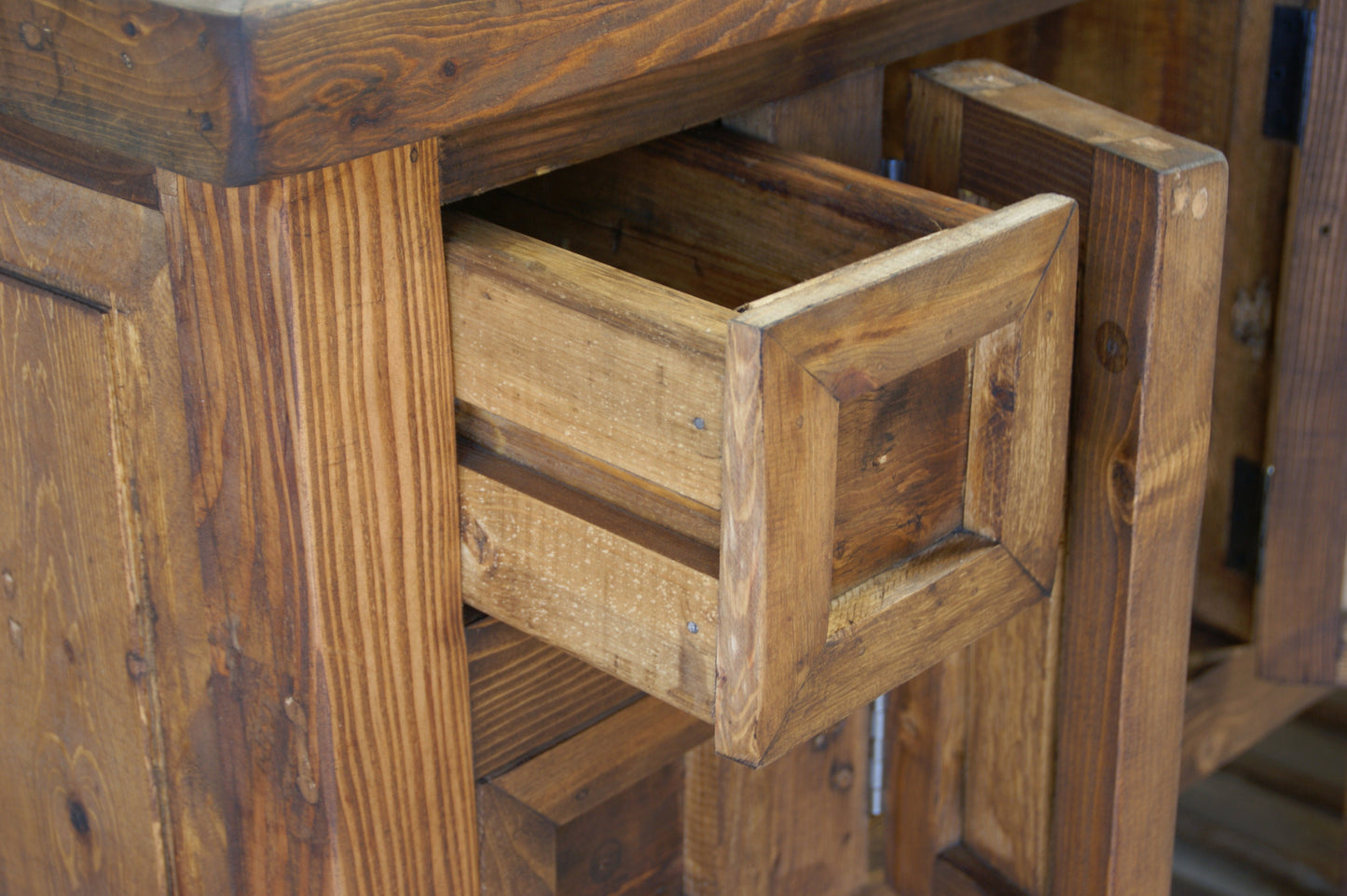 Belmont Reclaimed Wood Rustic Double Bathroom Vanity