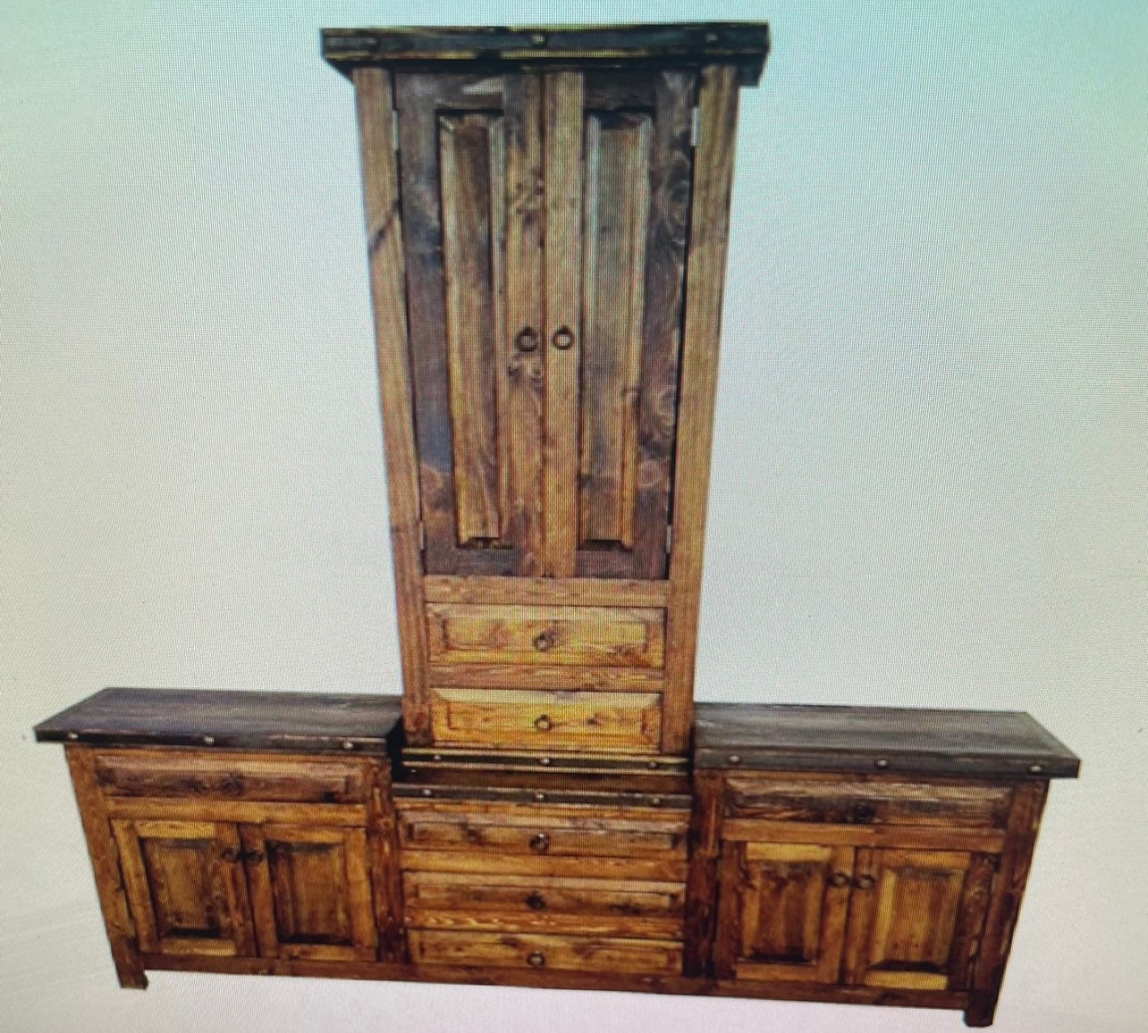 The rustic tower vanity