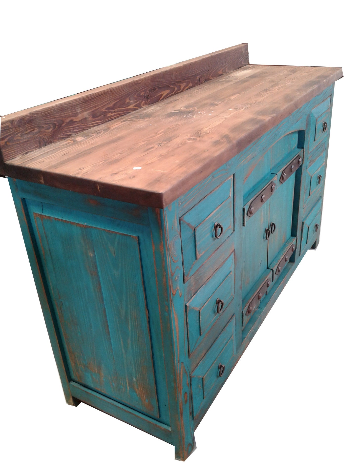 Rustic Reclaimed Wood Curved Doors Crusaders Bathroom Vanity