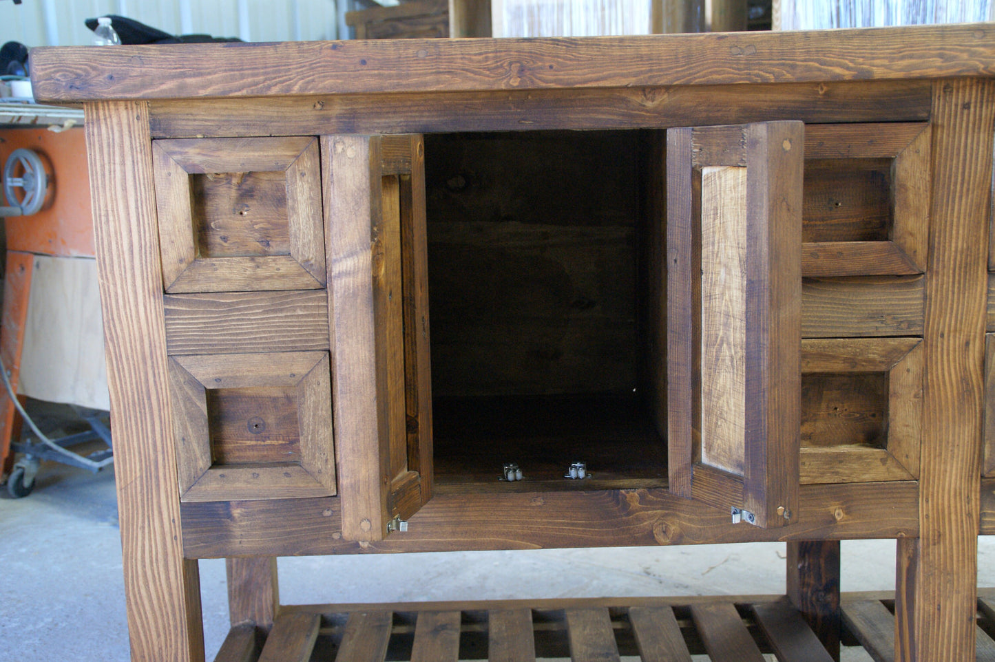 Belmont Reclaimed Wood Rustic Double Bathroom Vanity