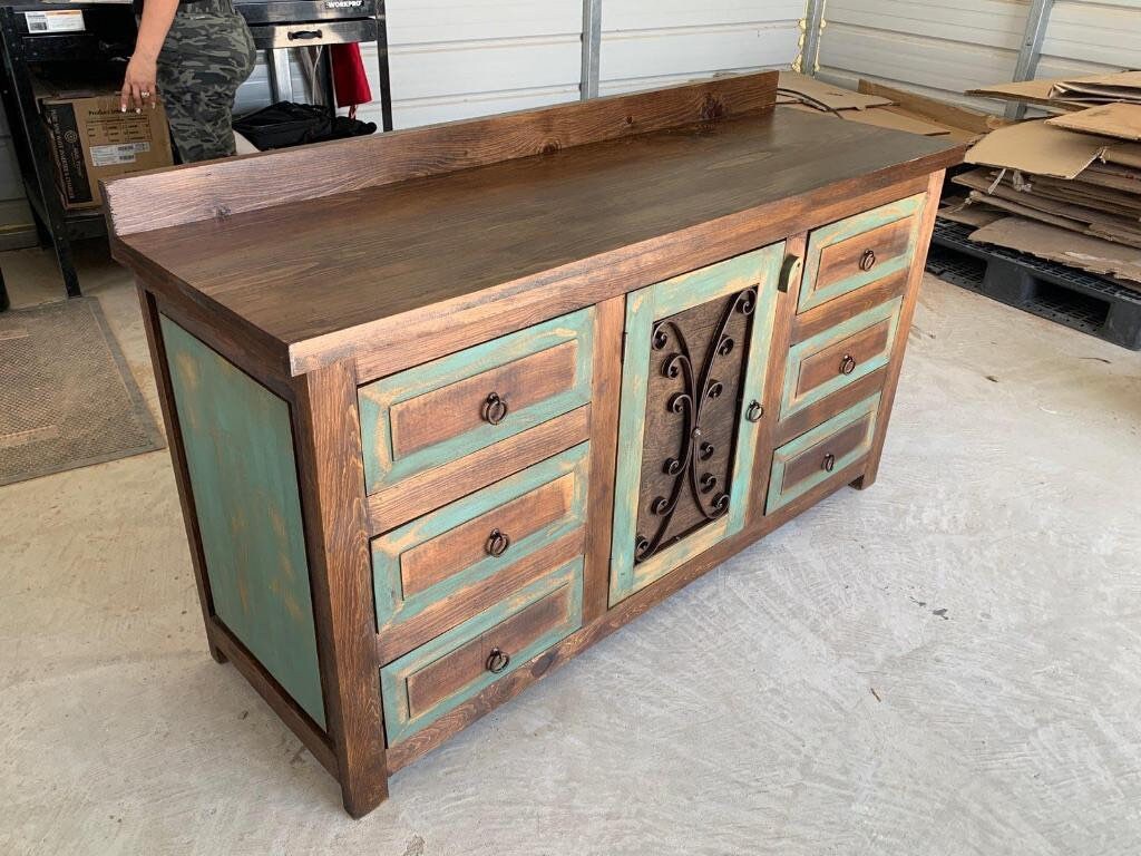 Rustic vanity