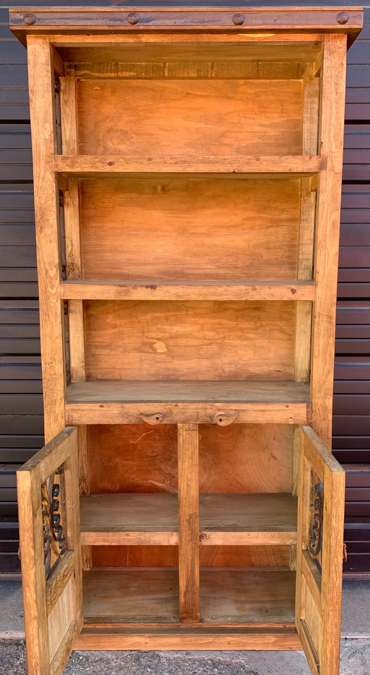 Iron/Wood Bookcase