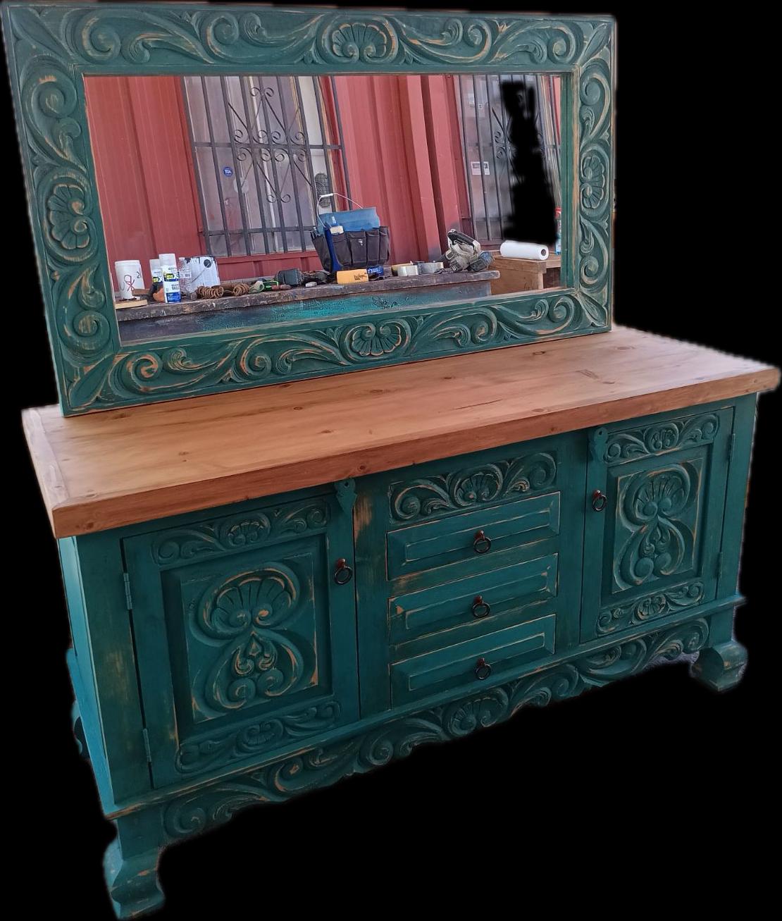 Shipwreck Vanity/Mirror Set