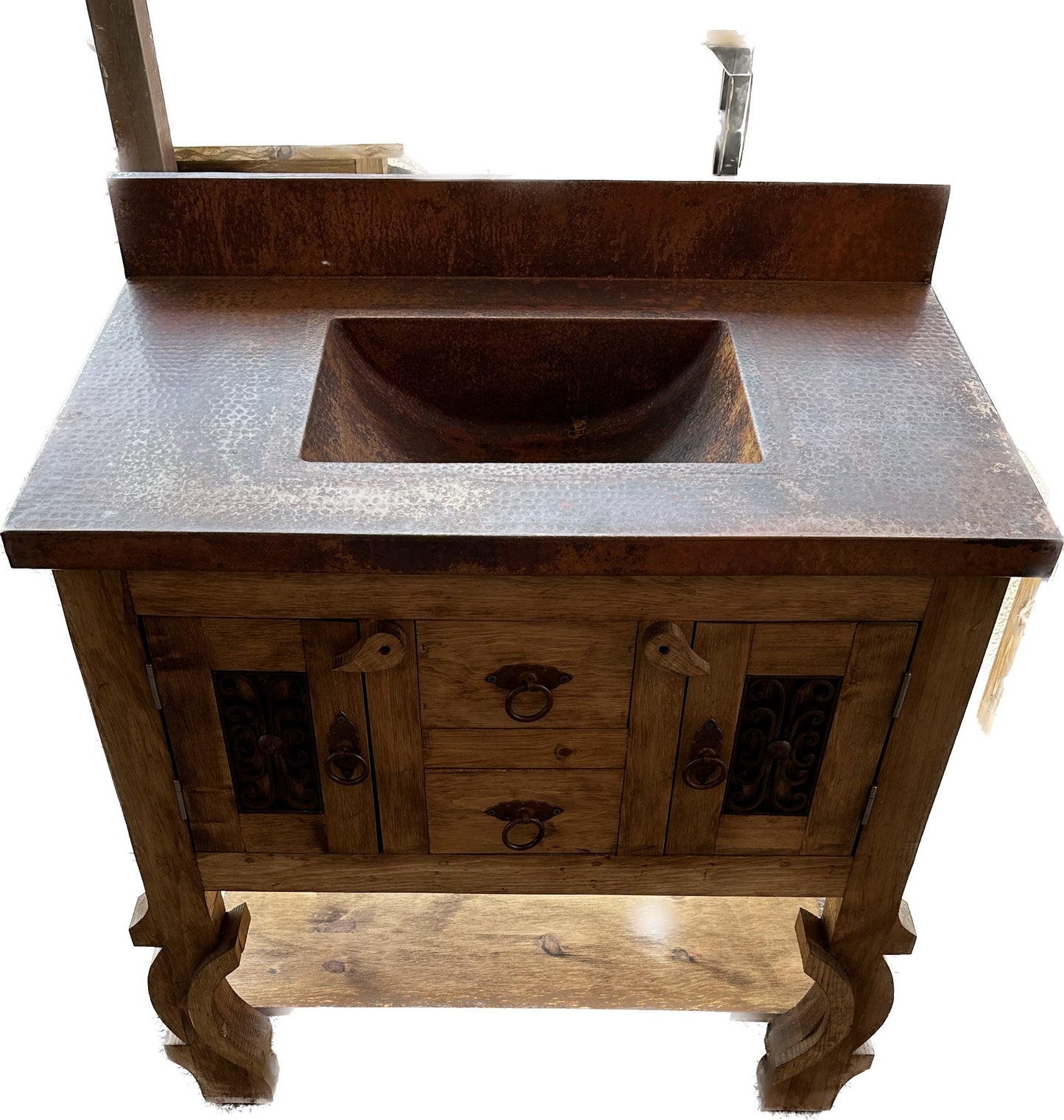 Yugo Leg Copper Top Vanity