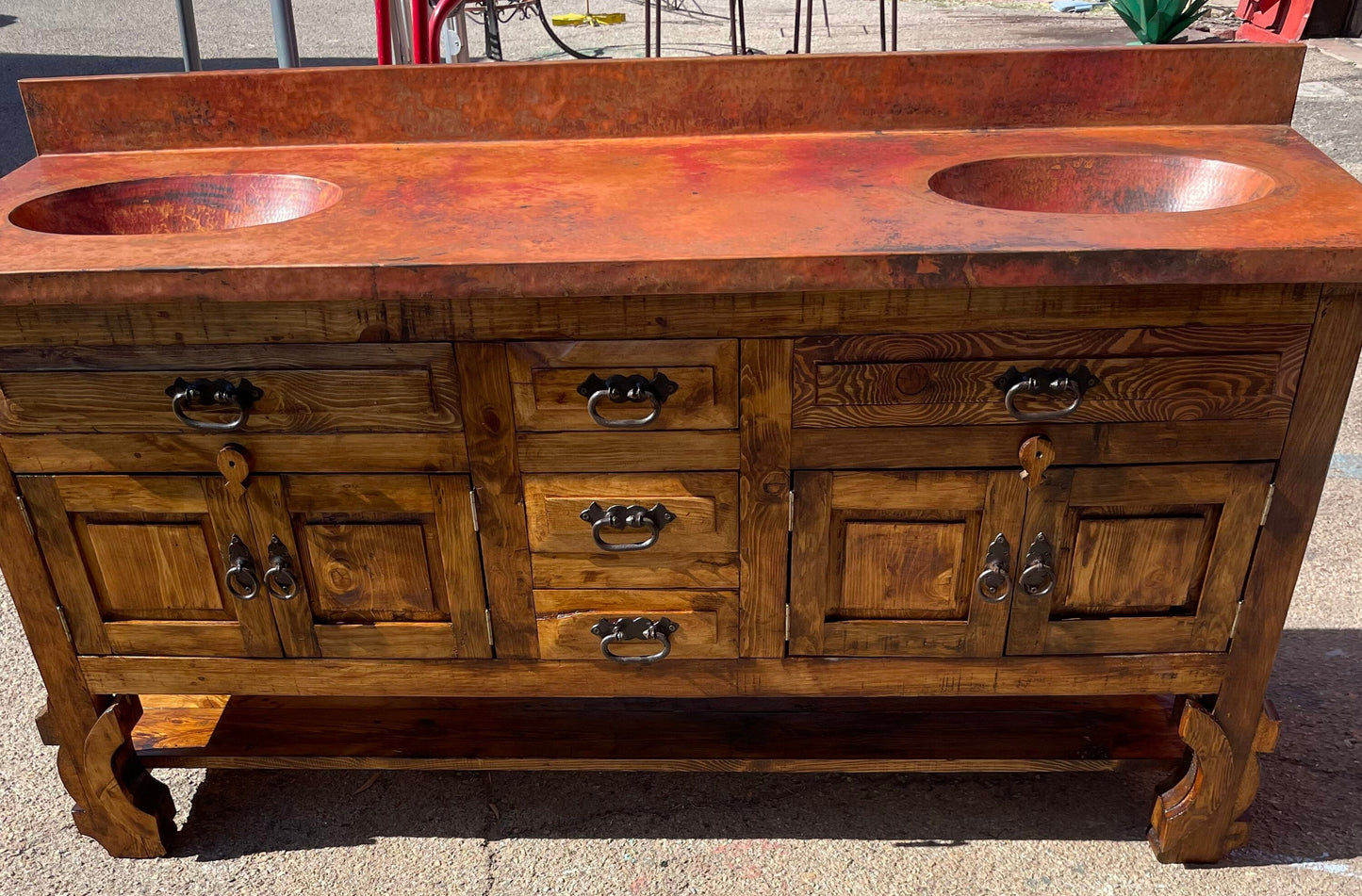 Solid 100% Copper Top Don Pio Vanity