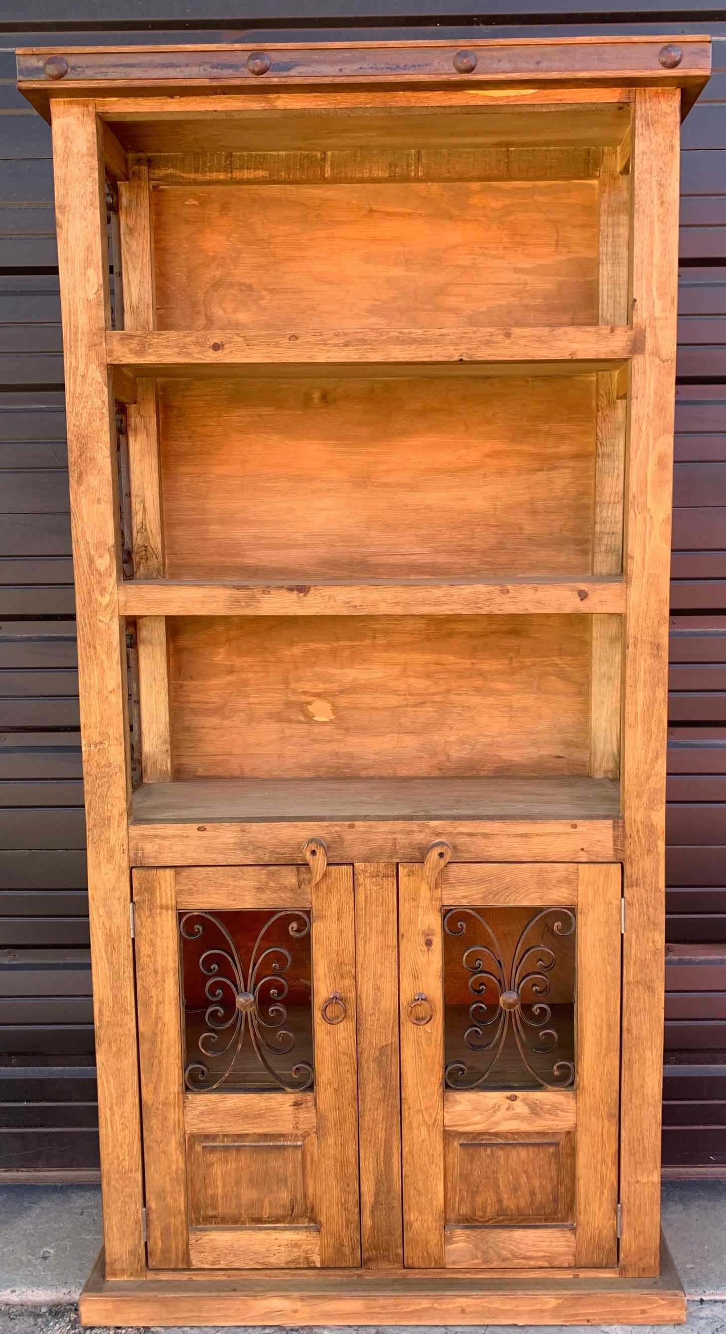 Iron/Wood Bookcase