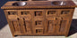 Wirebrush Roped Carved Vanity