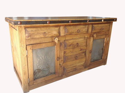 Rustic Bathroom Vanity Flora Laminosa
