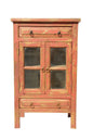 Rustic red bathroom towel holder