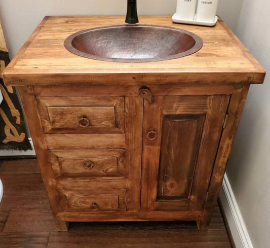 Reclaimed wood Bathroom Vanity