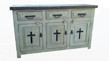 Templar Cross Rustic Bathroom Vanity