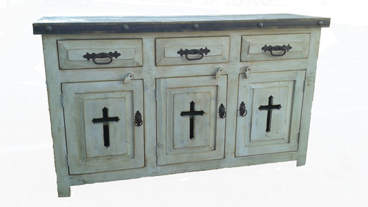 Templar Cross Rustic Bathroom Vanity