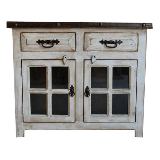 Rustic White Wash Bathroom Vanity