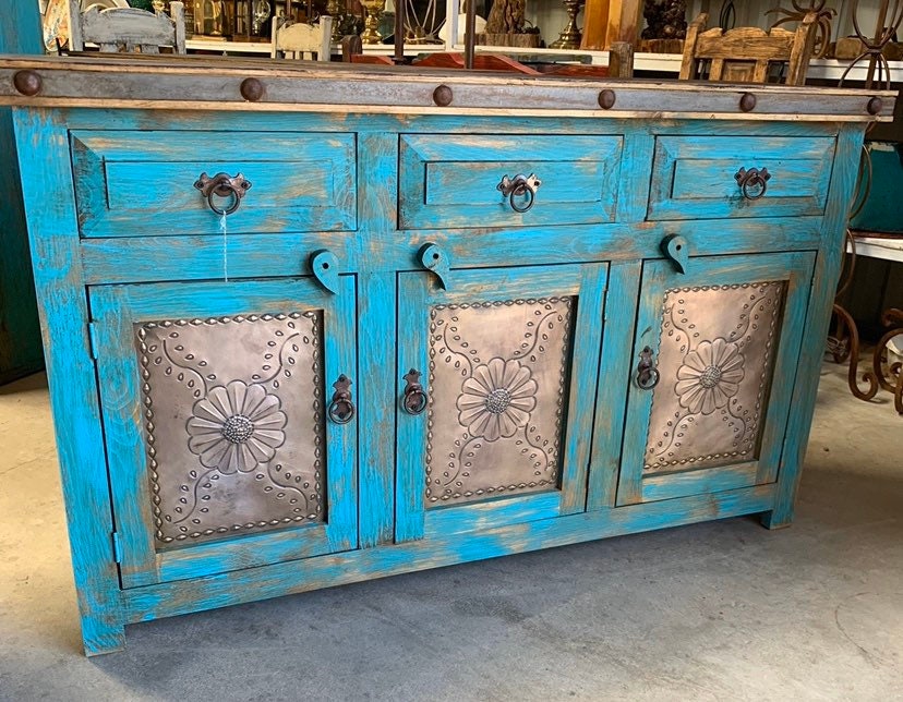 Floral Rustic Bathroom Vanity
