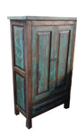 rustic Turquoise Armoire