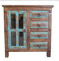 Rustic Turquoise Bathroom Vanity