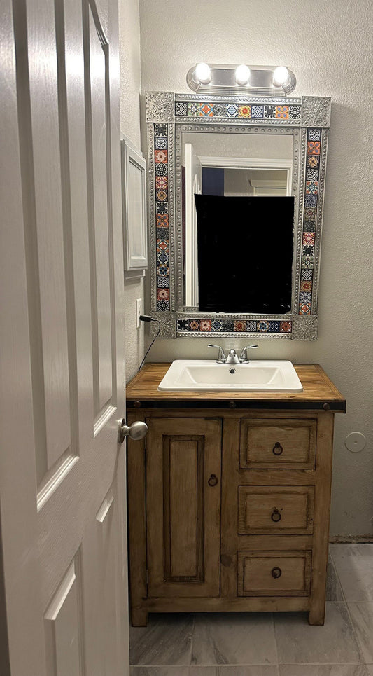 Rustic vanity