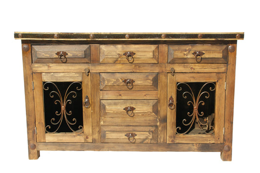 Rustic Saint Andrew Bathroom Vanity/ Buffet Cabinet