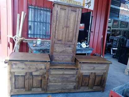 The rustic tower vanity
