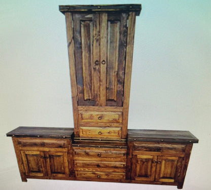 The rustic tower vanity