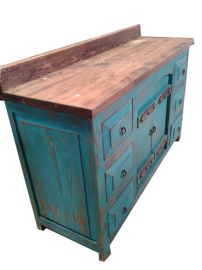 Rustic Reclaimed Wood Curved Doors Crusaders Bathroom Vanity