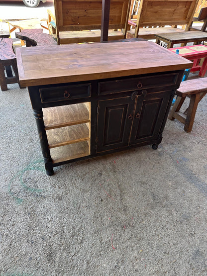 Rustic Kitchen Island
