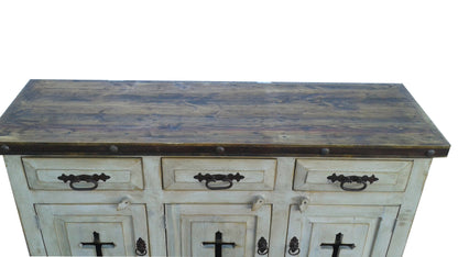 Templar Cross Rustic Bathroom Vanity
