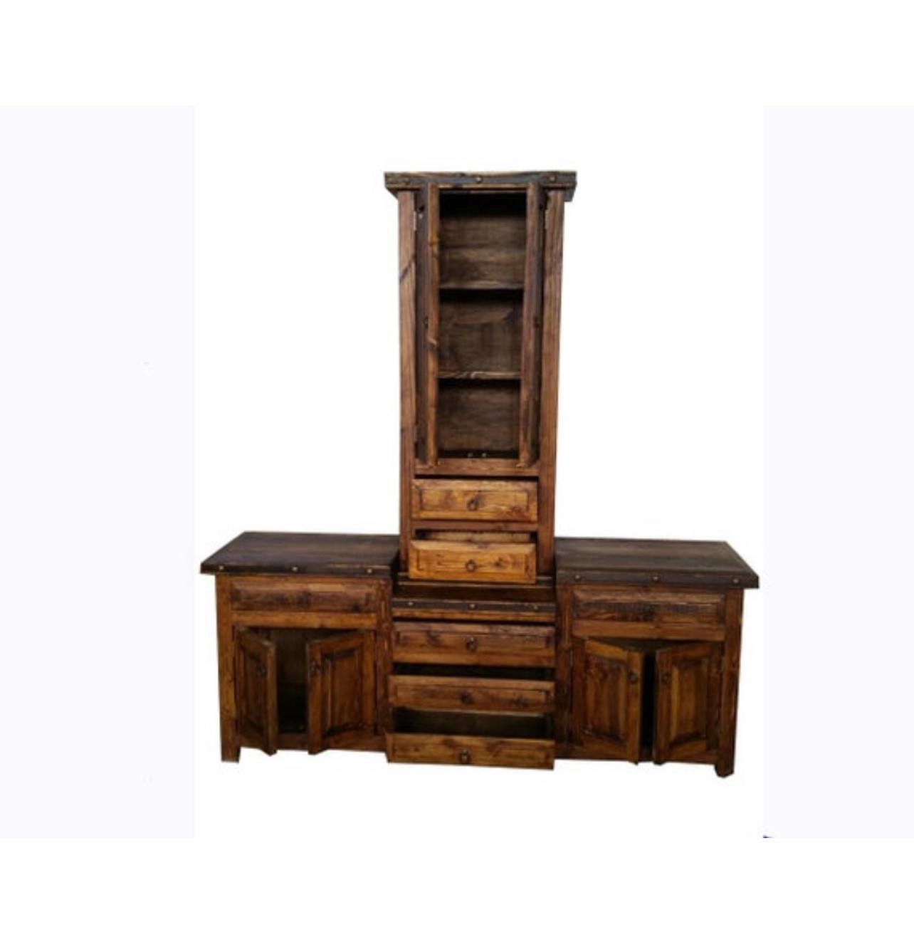 The rustic tower vanity